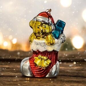 Avon Vintage 1998 Gift Collection Brilliant Festive Ornament Stocking